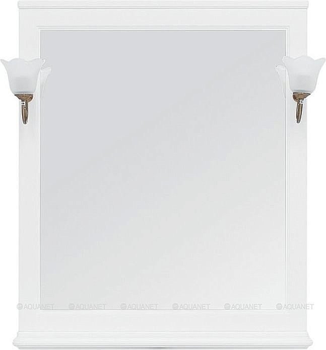 Зеркало Aquanet Валенса 85 белый в ванную от интернет-магазине сантехники Sanbest