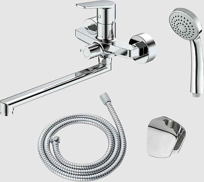 Смеситель для ванны Rush Bali BA3835-51 хром купить в интернет-магазине сантехники Sanbest