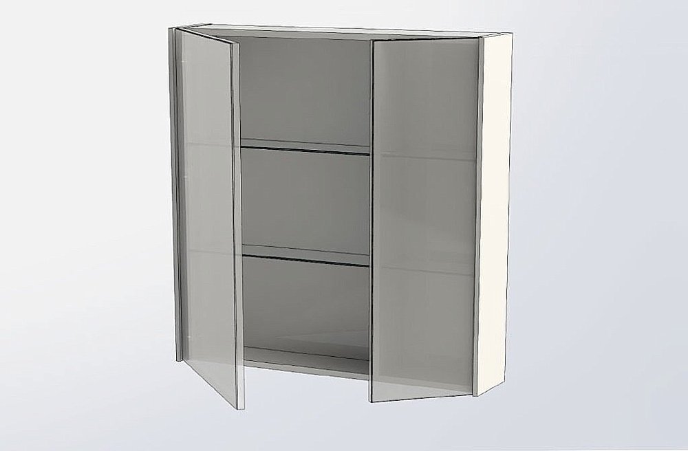 Зеркальный шкаф Aquanet Тулон 100 купить в интернет-магазине сантехники Sanbest