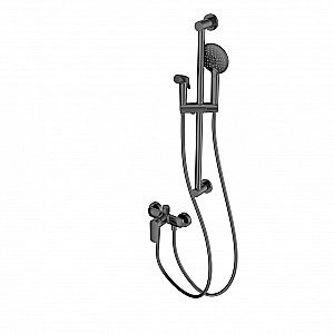 Смеситель для душа с гарнитуром WONZON & WOGHAND WW-A4888-BGG темный графит купить в интернет-магазине сантехники Sanbest