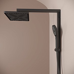 Душевая система Sancos Vos SC6100MB черная матовая купить в интернет-магазине сантехники Sanbest