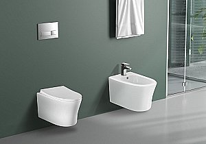 Биде Aquatek Ника AQ1009-00 белое купить в интернет-магазине Sanbest