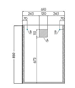 Зеркало Акватон Терра 61 темное дерево в ванную от интернет-магазине сантехники Sanbest