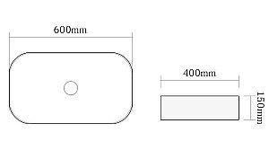 Раковина накладная SantiLine SL-1017P персиковая матовая купить в интернет-магазине Sanbest