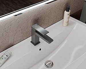 Смеситель для раковины Rush Thira TR3635-12Grey графит купить в интернет-магазине сантехники Sanbest