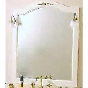 Зеркало Cezares PALMA ANTE VETRO PAAV.SP.601 Bianco Laccato Opaco белый в ванную от интернет-магазине сантехники Sanbest