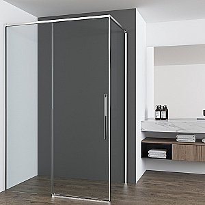 Душевой уголок Vincea Ultima 140х90 VSR-7UL9014CL стекло прозрачное/профиль хром купить в интернет-магазине Sanbest