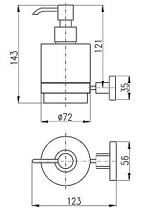 Диспенсер Rav-Slezak YUKON YUA0303CMATZ черный/золото купить в интернет-магазине сантехники Sanbest