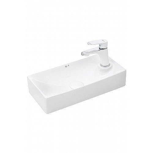 Раковина подвесная WeltWasser WW AISBACH 5112 44,5 белая купить в интернет-магазине Sanbest