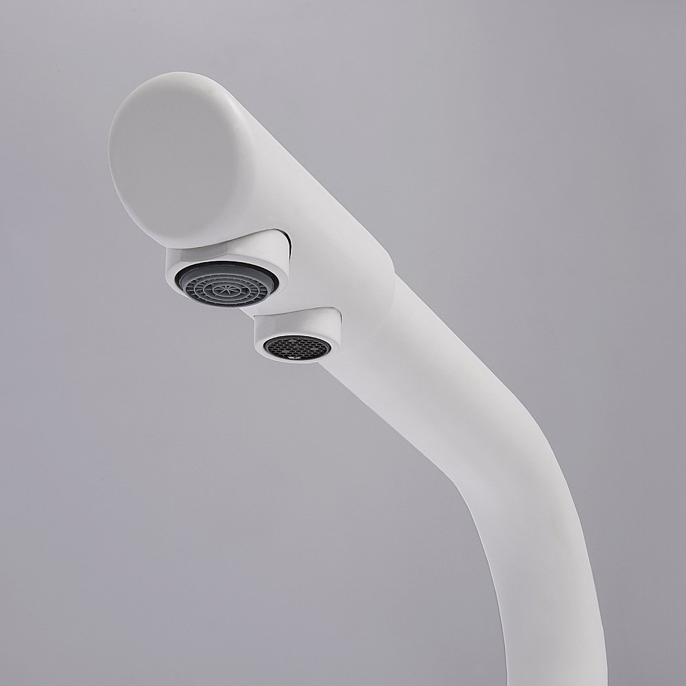 Смеситель для кухни WasserKRAFT A8357 белый купить в интернет-магазине сантехники Sanbest