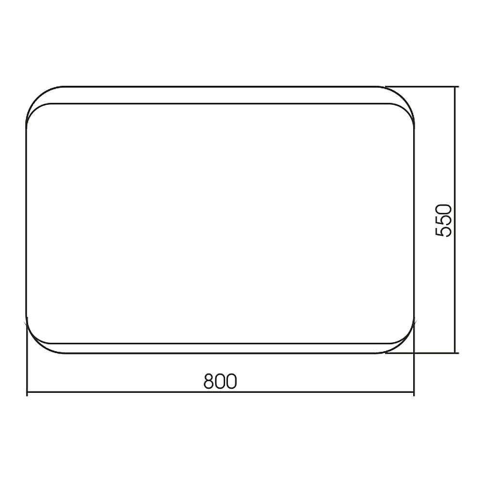Зеркало LORANTO Алькон ФР-00002360 55х80 в ванную от интернет-магазине сантехники Sanbest