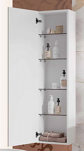 Пенал Aqwella Elegance 40 EL0504 белый для ванной в интернет-магазине сантехники Sanbest