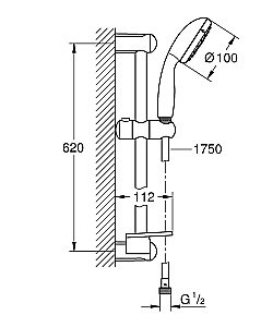 Набор смесителей Grohe Eurosmart Cosmo 1000179 хром купить в интернет-магазине сантехники Sanbest