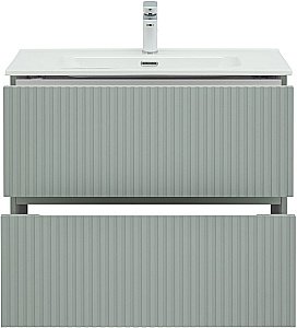 Тумба с раковиной Aquanet Джейн 80 мисти грин для ванной в интернет-магазине Sanbest