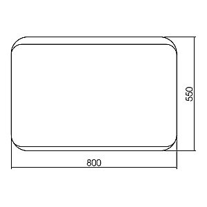 Зеркало LORANTO Алькон ФР-00002360 55х80 в ванную от интернет-магазине сантехники Sanbest