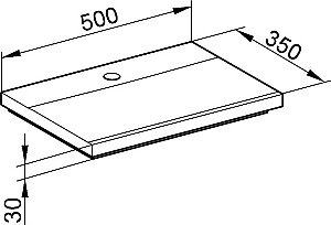Раковина Keuco Royal Reflex 50 34091315001 белая купить в интернет-магазине Sanbest