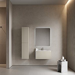 Тумба с раковиной Sancos Snob R 1.0 SNR1.080CE/CN7005 Beige Soft для ванной в интернет-магазине Sanbest