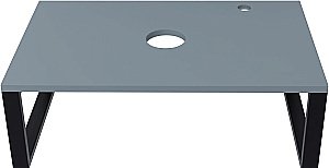 Столешница для раковины Aquanet Арт 75 мисти грин для ванной в интернет-магазине сантехники Sanbest