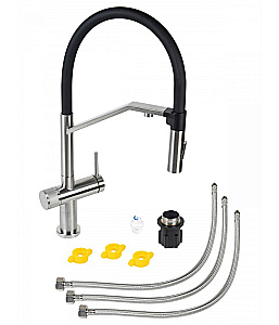 Смеситель для кухни Agger Elegant A3241422 сатин матовый купить в интернет-магазине сантехники Sanbest