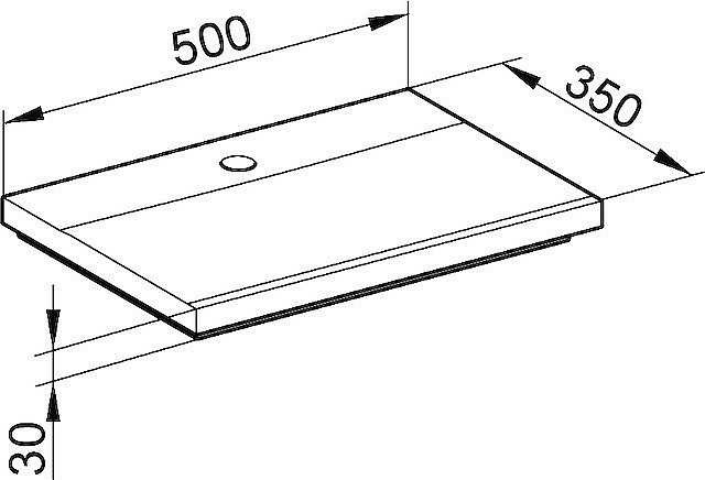 Раковина Keuco Royal Reflex 50 34091315001 белая купить в интернет-магазине Sanbest
