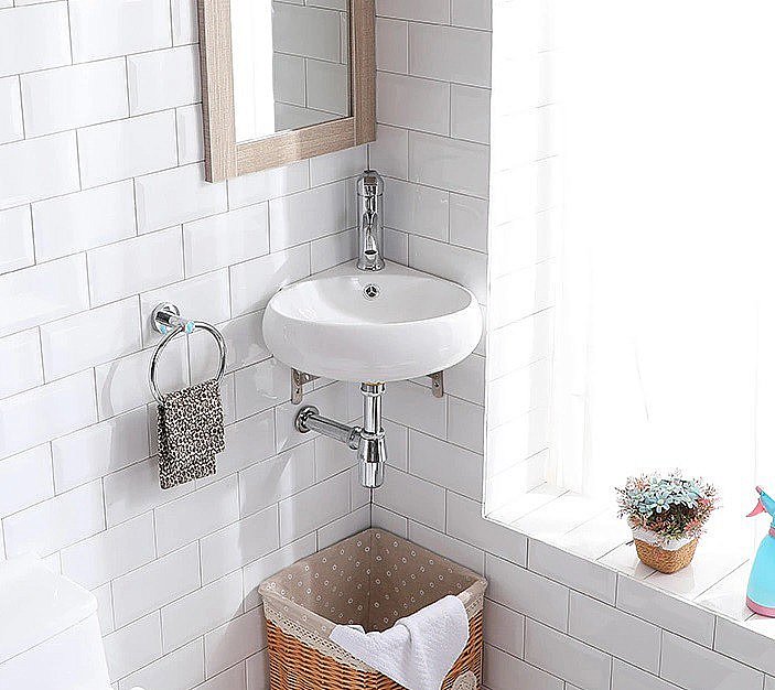 Раковина Ceramalux N 35 9359 белая купить в интернет-магазине Sanbest