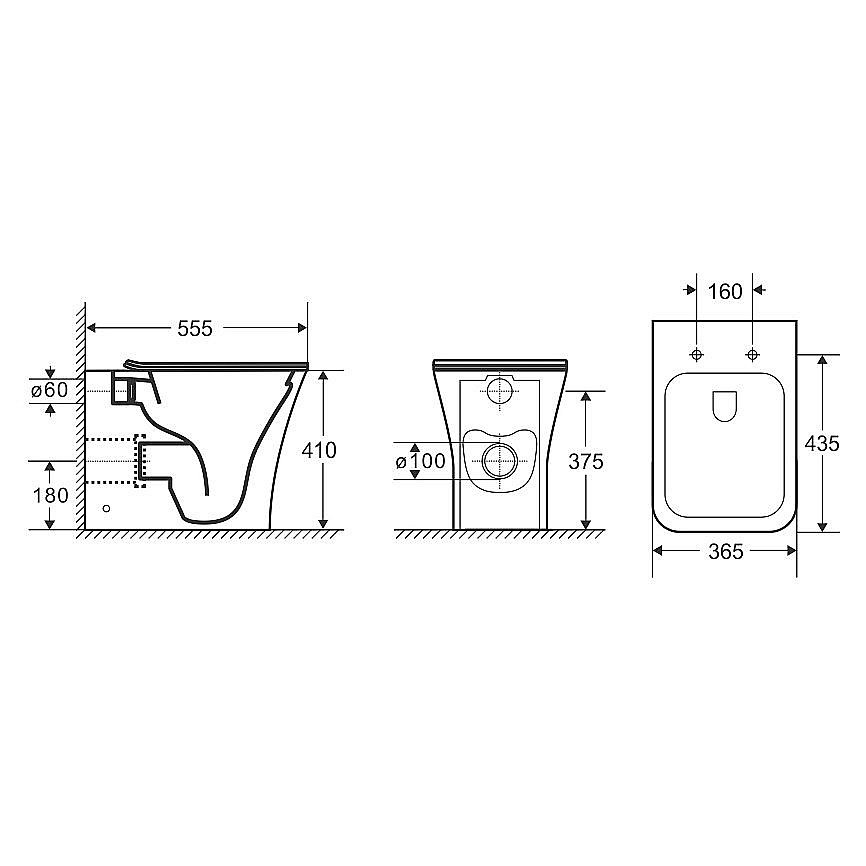 Унитаз CeruttiSpa MARMOLADA F CT8906 безободковый, с крышкой микролифт купить в интернет-магазине Sanbest