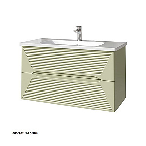 Тумба с раковиной Caprigo Modo-Terza 100 с интегрированной ручкой, цвет на выбор для ванной в интернет-магазине Sanbest