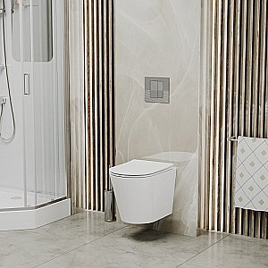 Кнопка для инсталляции Grossman Pragma 800.T1.03.110.110 хром матовый купить в интернет-магазине сантехники Sanbest