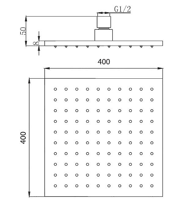 Верхний душ Migliore PALERMO 29683 золото купить в интернет-магазине сантехники Sanbest