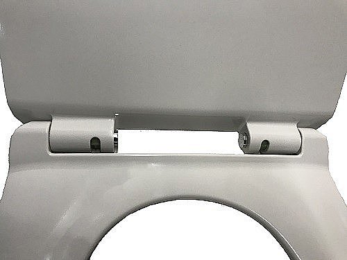 Унитаз подвесной CeramaLux В2330 белый, безободковый, с крышкой микролифт купить в интернет-магазине Sanbest