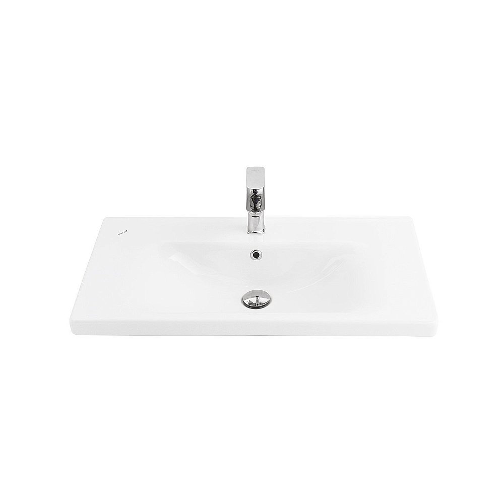 Раковина Creavit Eksen 80 EK080-0000 белая купить в интернет-магазине Sanbest