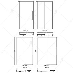 Душевая дверь RGW Stilvoll SV-12 150 купить в интернет-магазине Sanbest