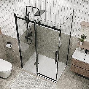 Душевой уголок Grossman Classic 160х100 120.K33.04.1610.42.00 стекло прозрачное/профиль графит сатин купить в интернет-магазине Sanbest