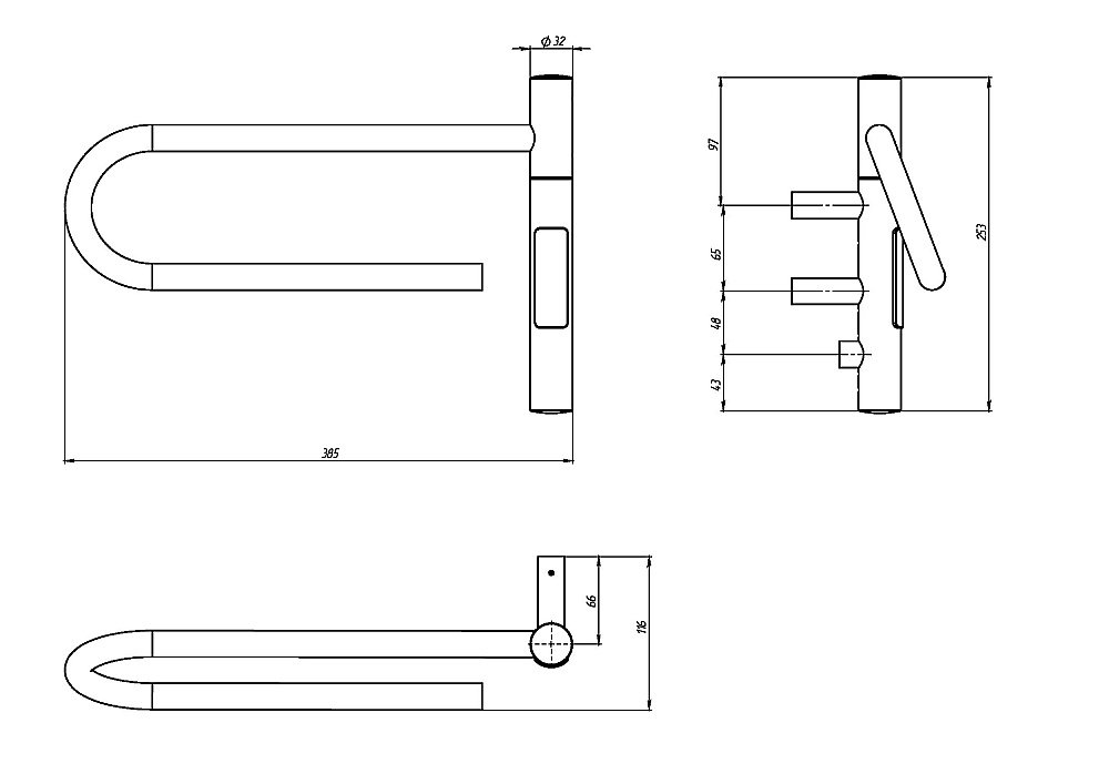 Полотенцесушитель электрический Vincea VTD-1P1WE белый купить в интернет-магазине сантехники Sanbest