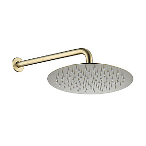 Верхний душ с держателем Caprigo PARTS 99-523-BRG золото матовое купить в интернет-магазине сантехники Sanbest
