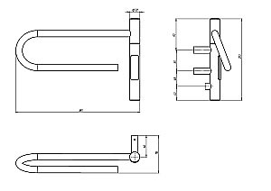 Полотенцесушитель электрический Vincea VTD-1P1WE белый купить в интернет-магазине сантехники Sanbest
