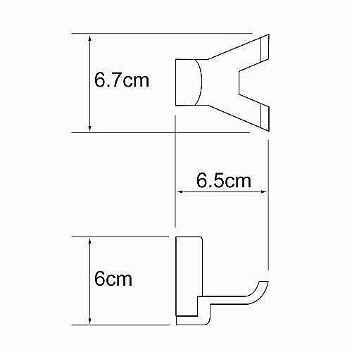 Крючок WasserKRAFT Leine K-5023D купить в интернет-магазине сантехники Sanbest