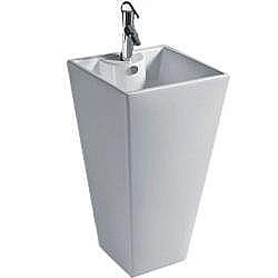 Раковина напольная Ceramalux N 47,5 NB 145 белая купить в интернет-магазине Sanbest