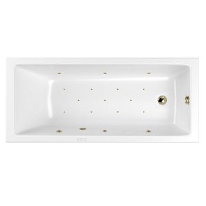 Ванна с гидромассажем WhiteCross WAVE RELAX 170x70 белая/бронза купить в интернет-магазине Sanbest