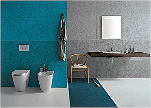 Унитаз приставной GLOBO Forty3 FO002.BI купить в интернет-магазине Sanbest