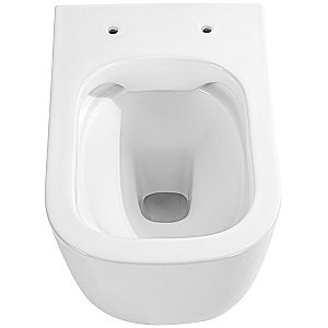 Унитаз подвесной Aquatek Лугано AQ2002-00 белый, с крышкой микролифт, безободковый купить в интернет-магазине Sanbest