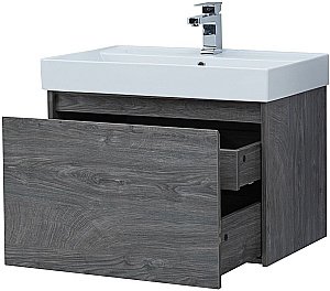 Тумба с раковиной Aquanet Nova Lite 242274 75 дуб рошелье для ванной в интернет-магазине Sanbest