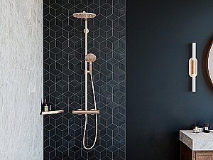 Душевая система Hansgrohe Raindance Select S Showerpipe 240 1jet PowderRain 27633140 купить в интернет-магазине сантехники Sanbest