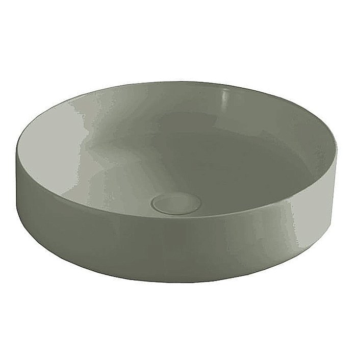 Раковина накладная Artceram Cognac 48 COL002 15 00 Grigio Oliva купить в интернет-магазине Sanbest