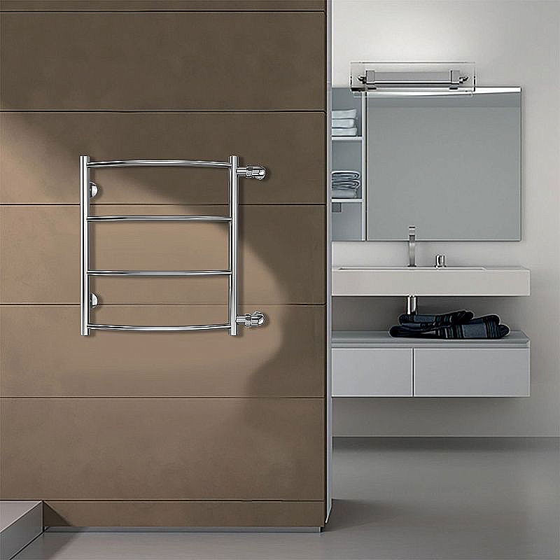 Полотенцесушитель водяной Azario Verona 500/600 AZ04556 хром купить в интернет-магазине сантехники Sanbest