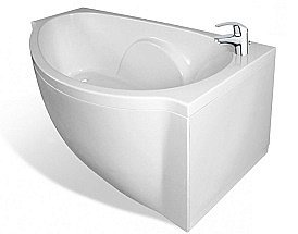 Ванна из литьевого мрамора Эстет GRACIA silk 170x94 белая матовая/правая купить в интернет-магазине сантехники Sanbest