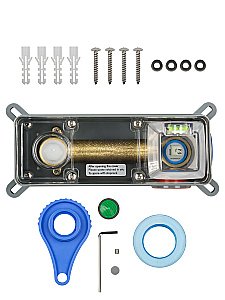 Смеситель для раковины встраиваемый WONZON & WOGHAND FRAME WW-88869010-BGM темный графит купить в интернет-магазине сантехники Sanbest