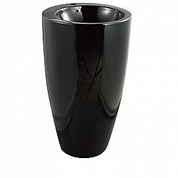 Раковина напольная Ceramalux N 49 В133В черная купить в интернет-магазине Sanbest