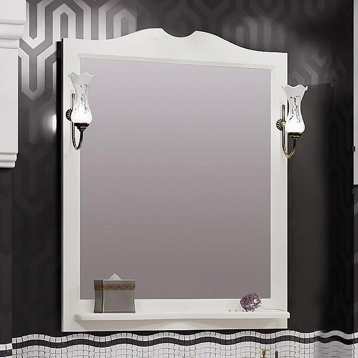 Зеркало Опадирис Тибет 85 слоновая кость в ванную от интернет-магазине сантехники Sanbest