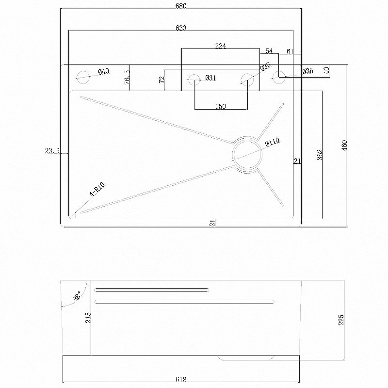 Кухонная мойка Abber Wasser Kreis AF2194G золото матовое купить в интернет-магазине сантехники Sanbest